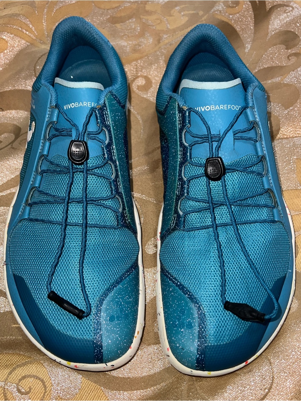 VivoBarefoot Primus Trail II FG teal Blue Size 43 EU Menโs 10 Barefoot